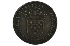 Ag 112 Ecu 1642 A Lodewijk XIII