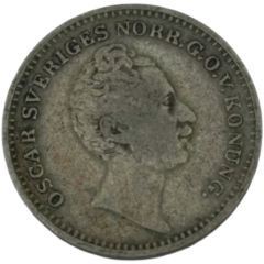 Ag 116 Riksdaler 1852 Zweden 1