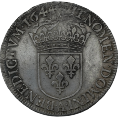 Ag 12 Ecu 1644 A Lodewijk XIV