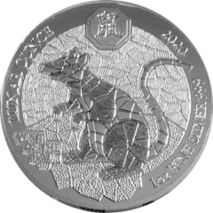 Ag 1 Oz Year of the Rat 2020