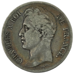 Ag 2 Francs 1829 BB Charles X