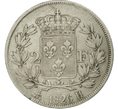 Ag 2 Francs Charles X 2