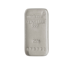Ag 250 gram zilverbaar