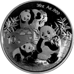 Ag 30gram panda 2025