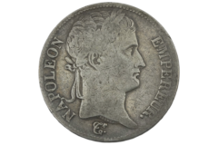 Ag 5 Francs 1812 M Napoleon 1