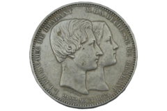 Ag 5 Francs 1853 Huwelijk Leopold I 1