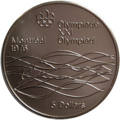 Ag 5 dollars Olympiade Montréal swimming