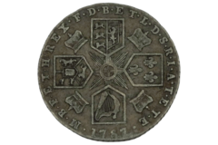 Ag 6 pence 1787 George III 1