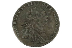 Ag 6 pence 1787 George III