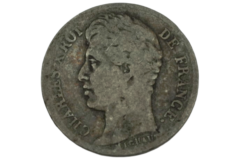Ag Demi Franc 1827 A Charles X