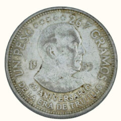 Ag Dominicaanse Republiek Peso 1955 rev