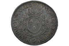 Ag Ecu 1732 Lodewijk XV 1