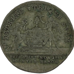 Ag Jeton overlijden Anne Charlotte van Lotharingen 1773