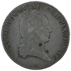 Ag Kroonthaler 1796 M Francis II 1