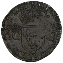 Ag Teston 1566 M Charles IX