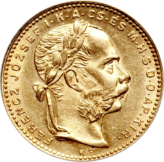 Au 20 Fr 8 Forint Hongarije