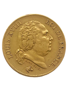 Au 40 Fr Louis XVIII FRONT