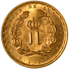 Au 20 Francs Luxemburg Huwelijk Joséphine Charlotte en Jean 2