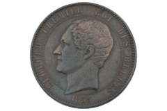 CU 10 Centimes 1853 Leopold I Huwelijk van de kroonprins 1