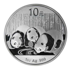 China Panda 10 Yuan 2013