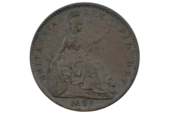 Cu Farthing 1825 George IV 1