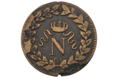 Cu Un Décime 1815 BB Napoleon