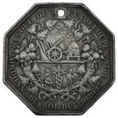Medaille Charles X Guadeloupe
