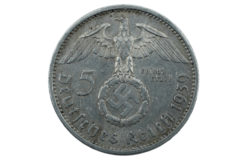 5 Mark 1939 Nazi Duitsland v