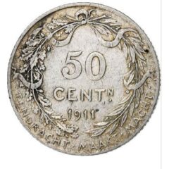 Belgium 50 centimes 1911