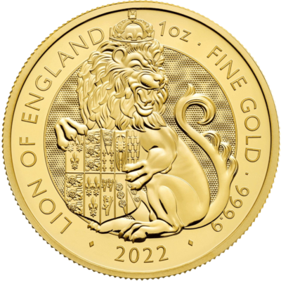 AU 1 Oz Lion of england 2022