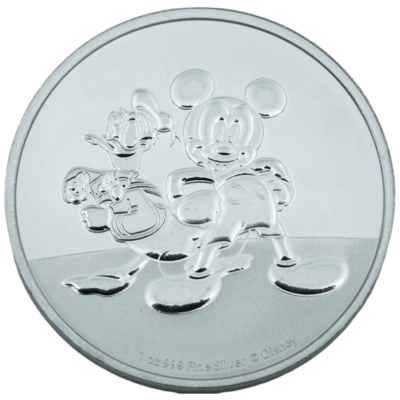 Ag 1 Ounce 2023 Disney Mickey en Donald