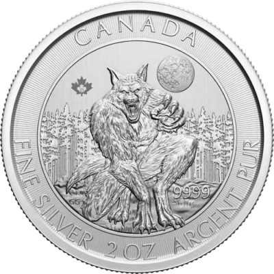 Ag 2 Oz Canadian Werewolf 2020