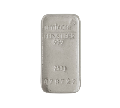 Ag 250 gram zilverbaar