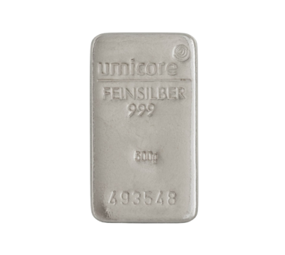 Ag 500 gram zilverbaar